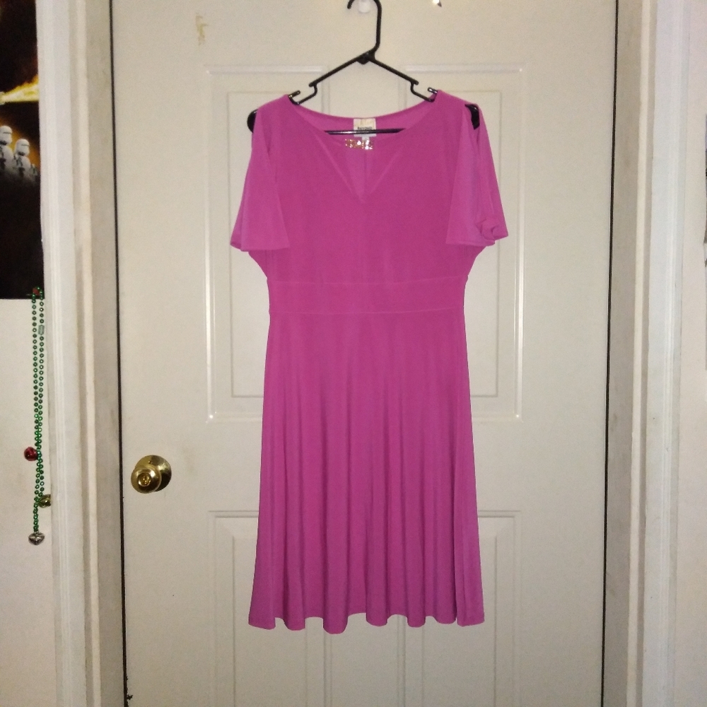 Ashley Graham Beyond Short Sleeve Dress